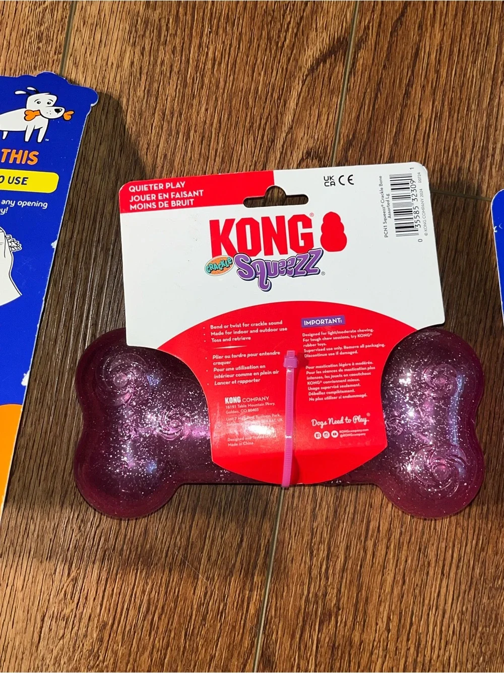 New Lot of 3 Dog Toys Kong & Chew Well Pineapple